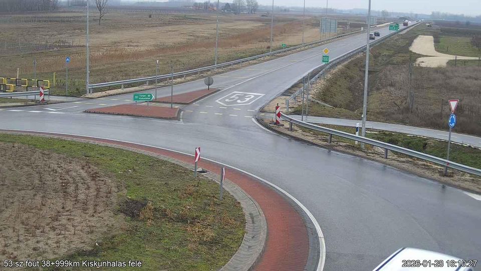 Soltvadkert: 53. sz. főút 38+999 kmsz -> Kiskunhalas