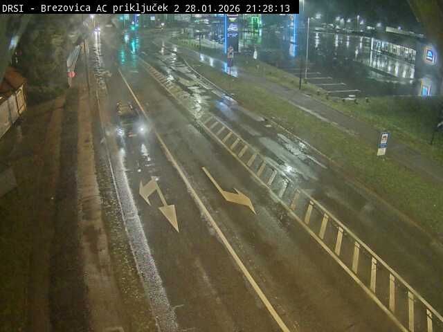 Ljubljana: Majlond: R2-409, Ljubljana (Vič) - Brezovica, pri AC priključku Brezovica