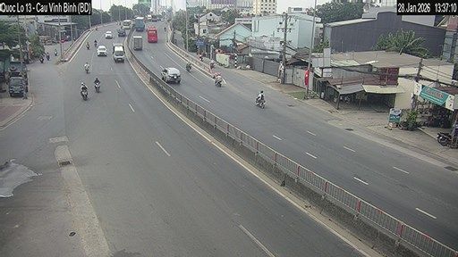 Hiep Binh Phuoc Ward: Cầu Vĩnh Bình - Vĩnh Bình Bridge - Đường Quốc lộ 13 cũ
