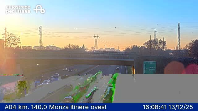 Brugherio: San Damiano: A04 km. 140,0 Monza itinere ovest