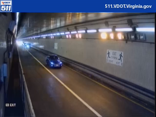 Hampton: I-64 - MM 270.4 - HRBT - EB Tunnel Exit