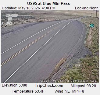 Malheur County: US95 at Blue Mtn Pass