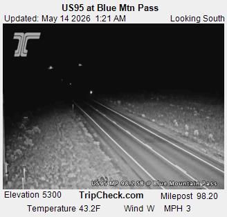 Malheur County: US95 at Blue Mtn Pass