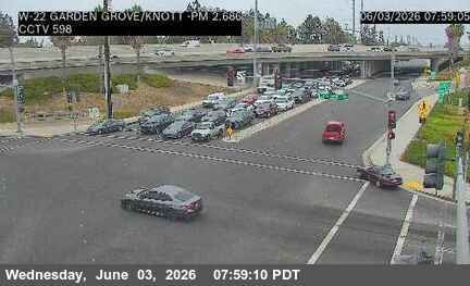 Garden Grove › West: SR-22 : (598) WB SR-22 at - Knott