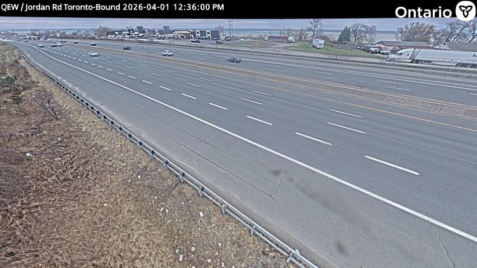 Lincoln: QEW at Jordan Road, Toronto Bound