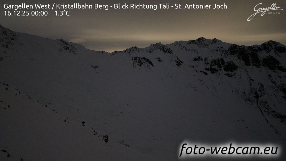Gemeinde Sankt Gallenkirch: Gargellen West - Kristallbahn Berg - Blick Richtung Täli - St. Antönier Joch