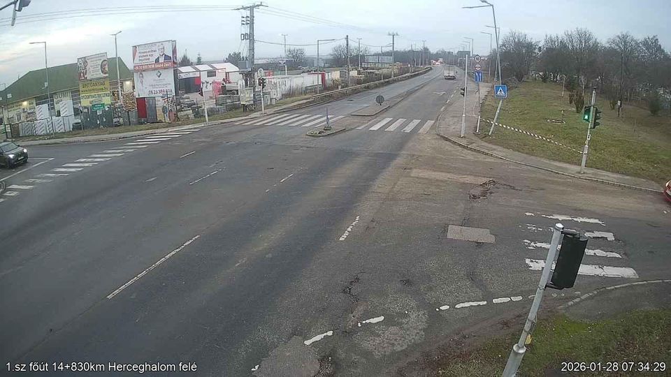 Biatorbagy: 1. sz. főút, 14+830 km -> Herceghalom