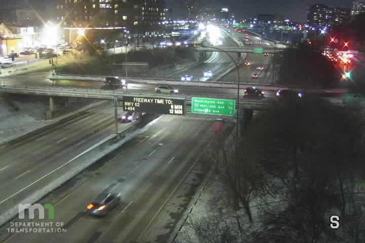 Minneapolis: I-35W: I-35W SB @ 4th St