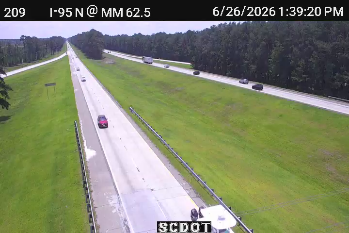 Walterboro: I-95 N @ MM 62.5
