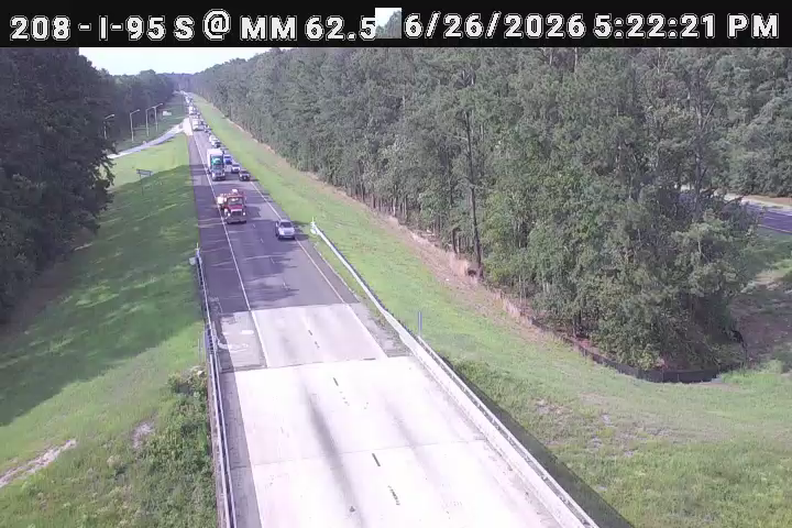 Walterboro: I-95 S @ MM 62.5
