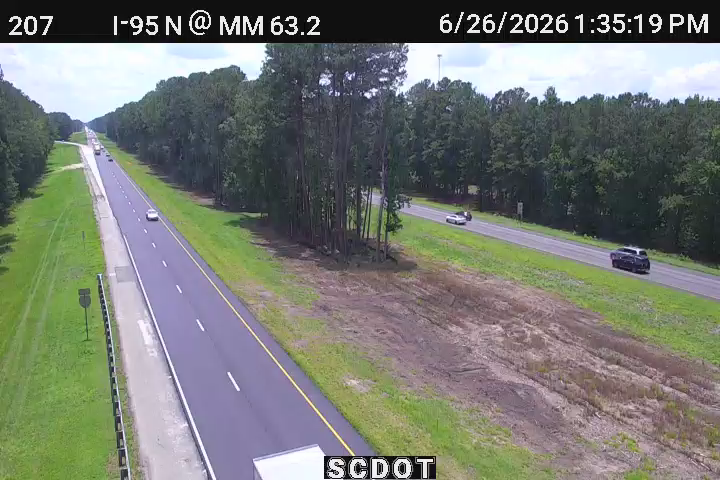 Walterboro: I-95 N @ MM 63.2