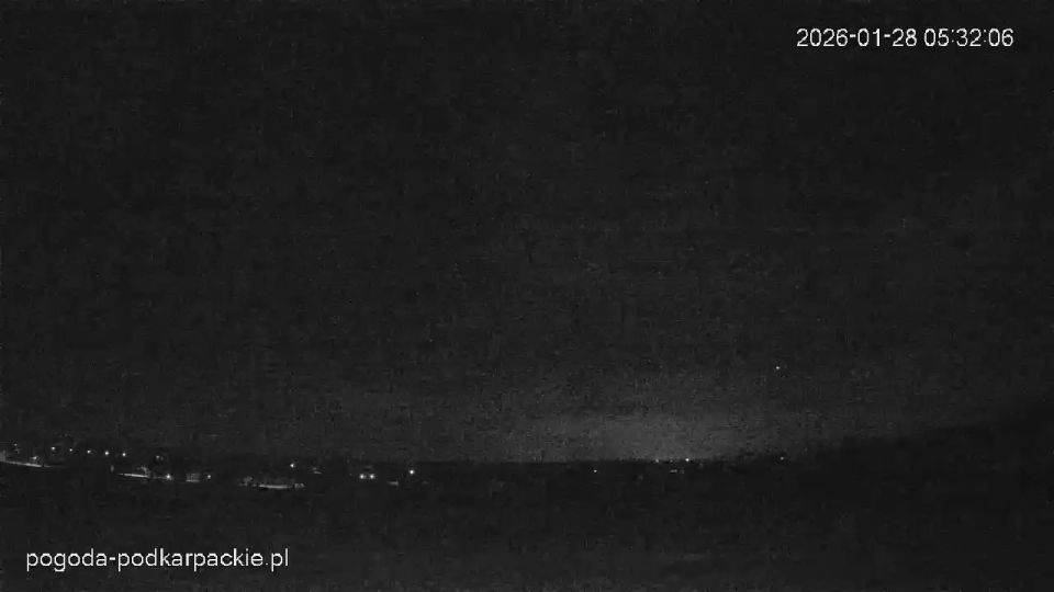 Haczow: widok na zachód w stronę Krosna