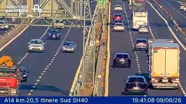 Bologna: A14 km.20,5 Itinere Sud SH40