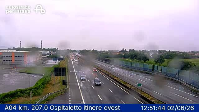 Ospitaletto: A04 km. 207,0 - itinere ovest