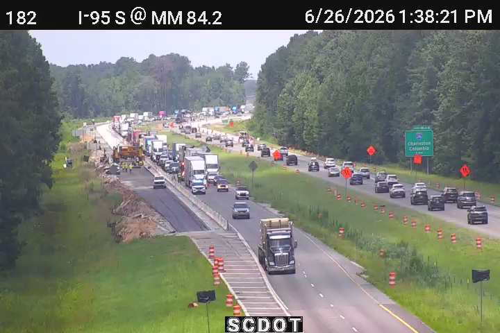 Duncan Chapel: I-95 S @ MM 84.2
