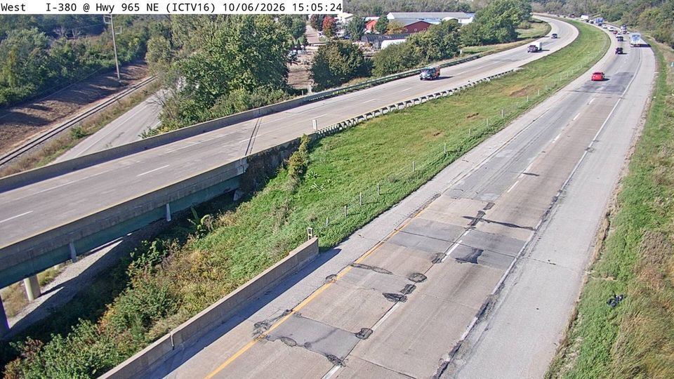 Cou Falls: IC - I-380 @ MM 7.4 (Hwy 965)