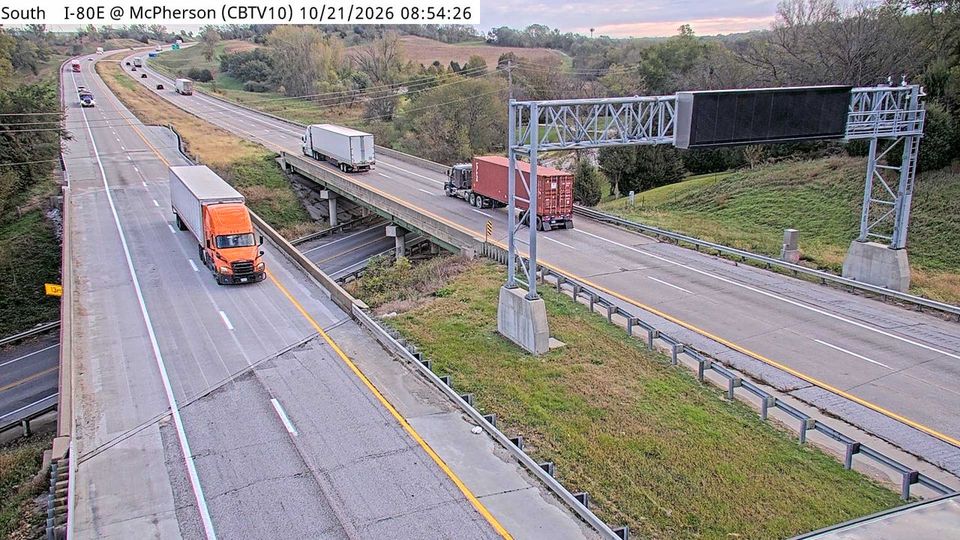 Council Bluffs: CB - I-80 @ MM 6.6 (McPherson Ave)