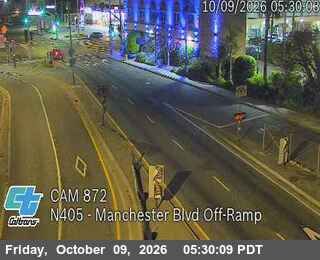 Inglewood › North: I-405 : (872) Manchester Blvd On-Ramp