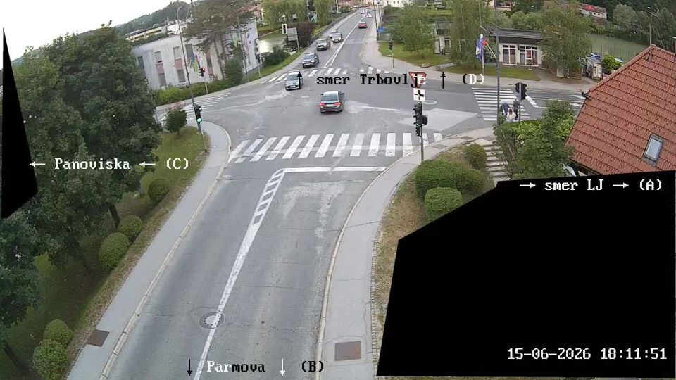 Litija › South-east: Most Litija - Ponoviška cesta - Ljubljanska cesta - Parmova ulica