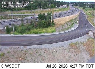 Fife: SR 167 at MP 1.6