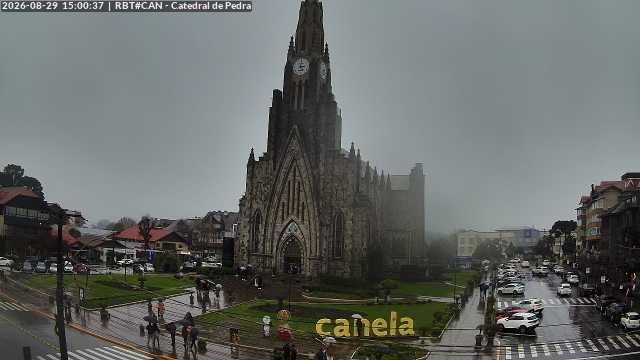 Canela › North-east: Praça Matriz - Catedral de Pedra - Paróquia Nossa Senhora de Lourdes