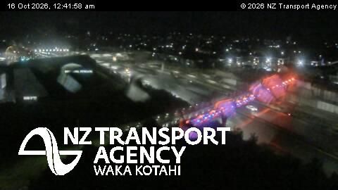 Upper Harbour › North: Tirohanga Whānui bridge - New Zealand State Highway Overbridge