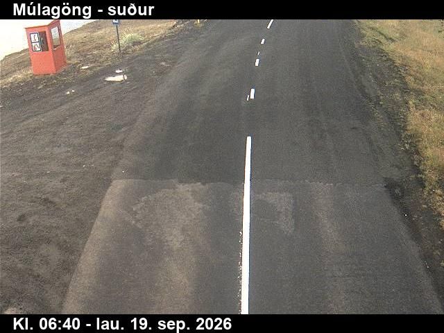 Olafsfjorur: Múlagöng suður