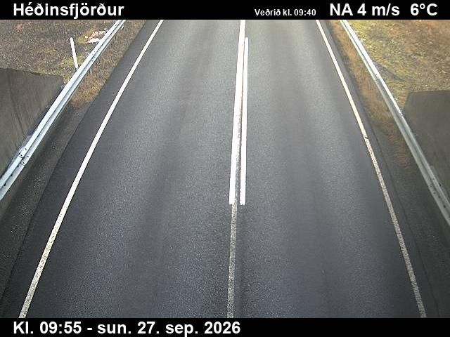 Siglufjorur: Héðinsfjarðargöng í Héðinsfirði Ólafsfjarðarmegin
