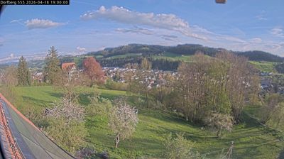 Langnau im Emmental: Aussicht vom Dorfberg in Langnau