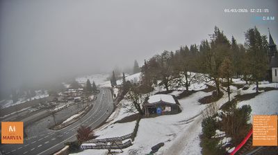 Gemeinde Schwarzenberg › East: Bödele Passhöhe - Hotel Berghof Fetz - Bödelestraße - Niedere - Kanisfluh - Diedamskopf - Großer Widderstein