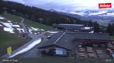 Gemeinde Brixen im Thale: Brixen im Thale, SkiWelt - Bergstation Gondelbahn