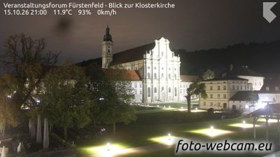 Webcam Fürstenfeldbruck › East: Kulturwerkstatt House 10 - Fürstenfeld Abbey - Church of the Assumption of the Virgin Mary
