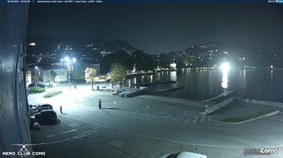 Webcam Como › North-west: Idroscalo Aeroclub - lago di como