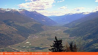 Live webcam in Prad am Stilfserjoch - Prato allo Stelvio, Itàlia