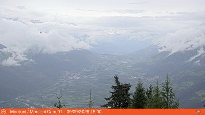 Prad am Stilfserjoch - Prato allo Stelvio › East: Prad am Stilfser Joch - Val Venosta - Eyrs - Laas