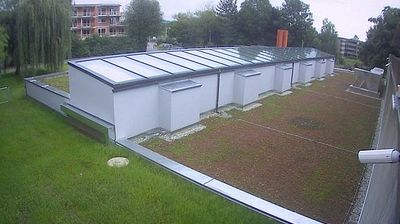 Webcam Eggenberg: Webcam Neubau Archäologiemuseum Graz Schloß