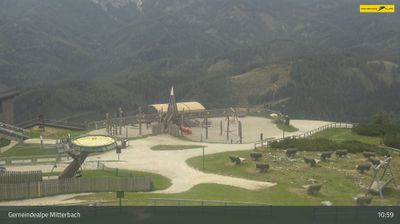 Mitterbach-Seerotte: Mitterbach, Gemeindealpe - Gipfel, Spielplatz und Ruhezone, 1620m