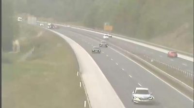 Radovljica: A2/E61, Karavanke - Ljubljana, priključek Brezje