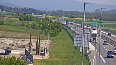 Velika vas pri Krskem: A2/E70, Karavanke - Obrežje, Drnovo