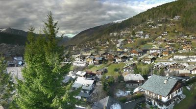 Morzine: A panoramic view of