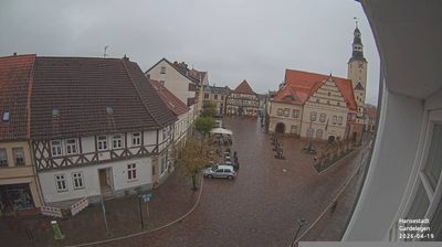 Gardelegen › Południowy zachód: Blick auf den Rathausplatz