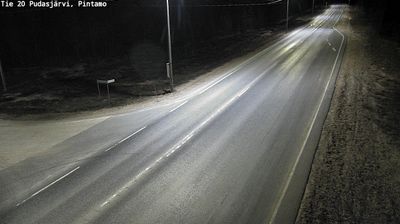 Pudasjarvi: Tie 20 - Pintamo - Kuusamoon