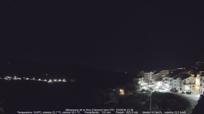 Live webcam in Aldeanueva de la Vera, إسبانيا