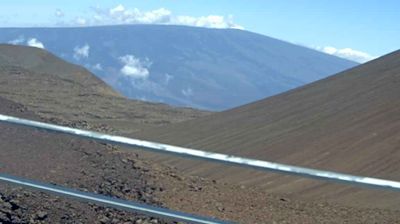 Hawaii: Mauna Loa Mt. (looking to South from Mauna Kea Observatory)
