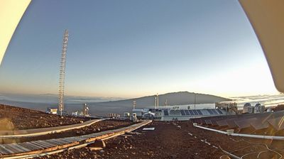 Hawaii: Mauna Kea Mt. from Mauna Loa Observatory (looking to North)
