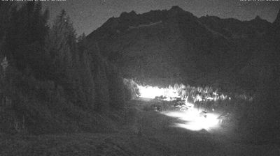 La Fouly › South-west: Glacier de l'A Neuve - Mont Dolent - Mont Blanc massif