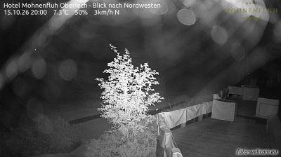Webcam Gemeinde Lech: Hotel Mohnenfluh - Terrasse - Oberlech am Arlberg