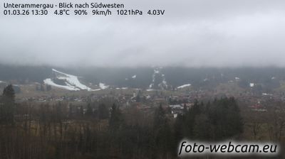 Unterammergau: Blick nach Südwesten