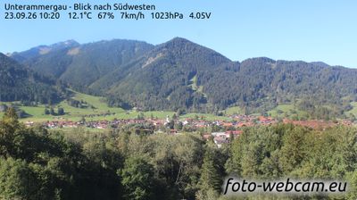 Unterammergau › South-west: Steckenberg Alm und Skilifte - Steckenbergkreuz