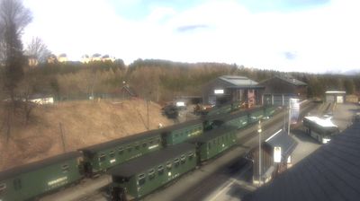 Oberwiesenthal: Bahnhof Fichtelbergbahn